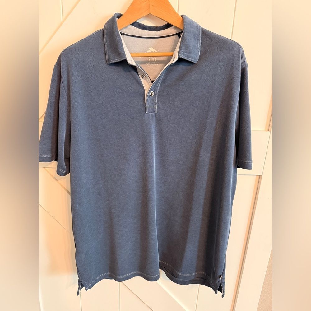Tommy Bahama XL Men's Blue Polo Shirt